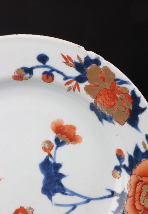 古玩陶瓷5434】清雍正  青花礬紅描金二甲傳臚圖盤拍賣，當(dāng)前價(jià)格2180元