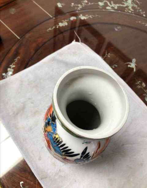 古玩陶瓷彩繪描金鳳凰牡丹花卉紋瓶拍賣，當(dāng)前價(jià)格3888元