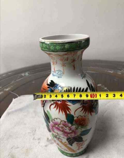 古玩陶瓷彩繪描金鳳凰牡丹花卉紋瓶拍賣，當(dāng)前價(jià)格3888元