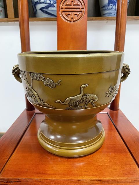 古玩銅器清晚期 （館藏級）大名家宣德銅爐拍賣，當前價格4600元