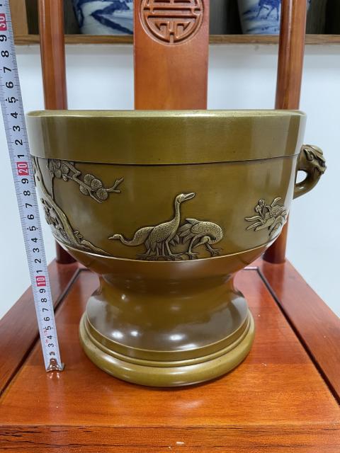 古玩銅器清晚期 （館藏級）大名家宣德銅爐拍賣，當前價格4600元