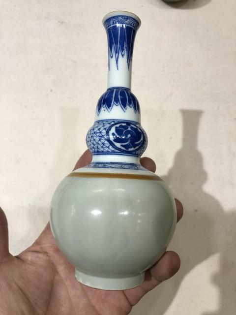 古玩陶瓷清早青花葫蘆瓶拍賣,當前價格12600元