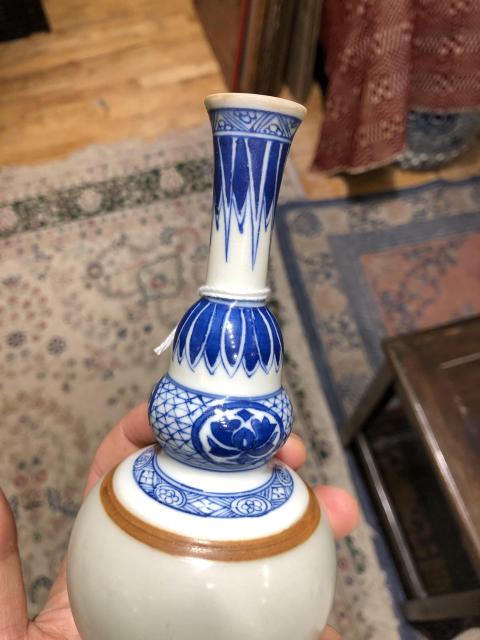 古玩陶瓷清早青花葫蘆瓶拍賣,當前價格12600元