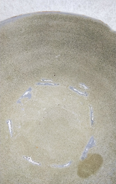 古玩陶瓷五代 花口越窯青釉碗拍賣,當前價格999元