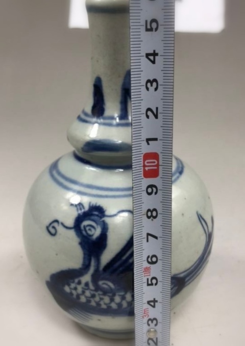 古玩陶瓷鳳紋青花葫蘆瓶拍賣，當前價格7000元