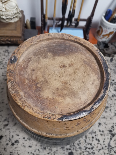 古玩陶瓷磁州窯系黑釉雙系罐拍賣，當(dāng)前價(jià)格800元
