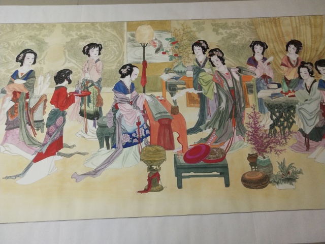 古玩字畫中美協黃光為 金陵十二釵圖帶合影視頻拍賣,當前價格15888元