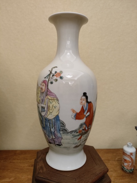 中国古玩　洪憲年製　花瓶　粉彩　時代物　中国美術　1916年　f444 洪宪瓷——年款之外的秘密