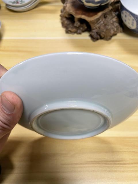古玩陶瓷民國至解放初 壽字暗刻吉語花鳥紋盤拍賣,當(dāng)前價(jià)格650元