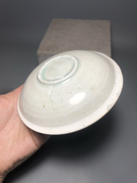 古玩陶瓷【宋代精品】景德鎮青白釉盲口筆洗拍賣,當前價格1元