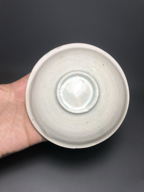 古玩陶瓷【宋代精品】景德鎮青白釉盲口筆洗拍賣,當前價格1元