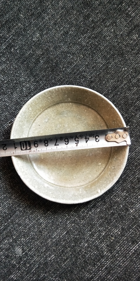 古玩陶瓷北宋越窯臥足青釉盤拍賣,當前價格500元