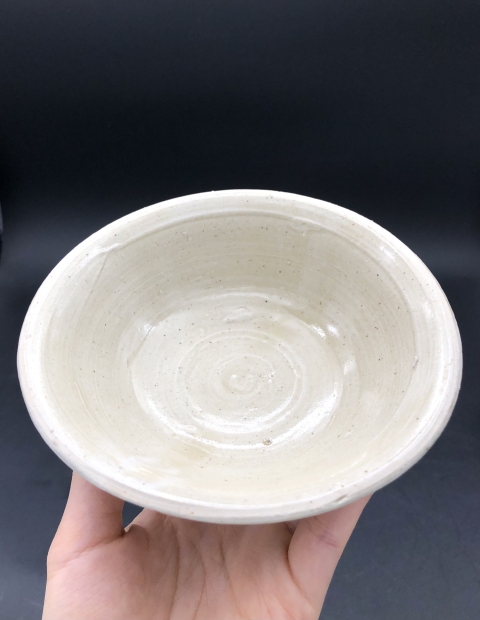 古玩陶瓷定窯斗笠碗拍賣，當(dāng)前價格3500元