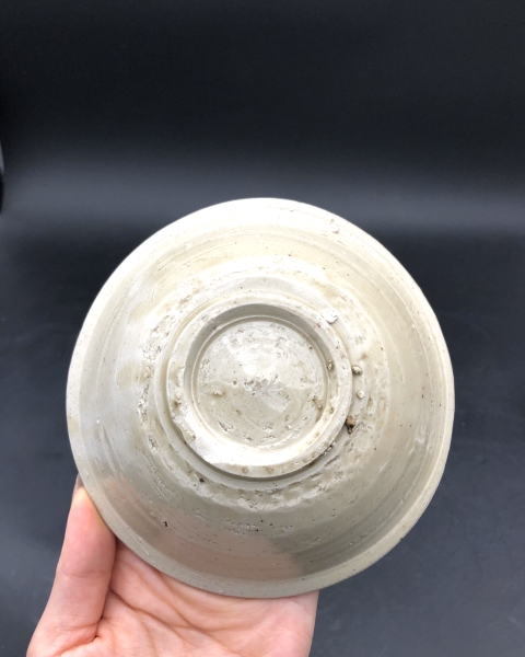 古玩陶瓷定窯斗笠碗拍賣，當(dāng)前價格3500元