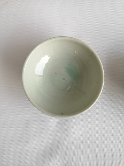 古玩陶瓷清中期福建青花淡描花卉紋碗拍賣，當(dāng)前價(jià)格360元