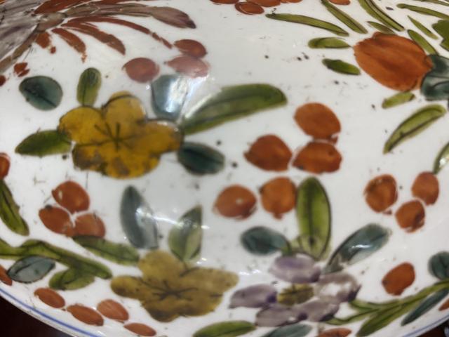 古玩陶瓷青花加彩蓋缸拍賣,當前價格1800元