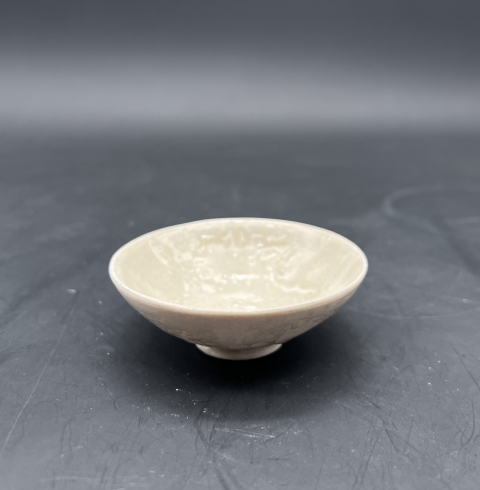 古玩陶瓷(已實物鑒定)定窯白釉盞拍賣，當前價格2000元