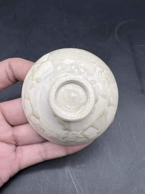 古玩陶瓷(已實物鑒定)定窯白釉盞拍賣，當前價格2000元