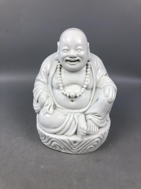 古玩陶瓷德化窯彌勒佛拍賣，當前價格2000元
