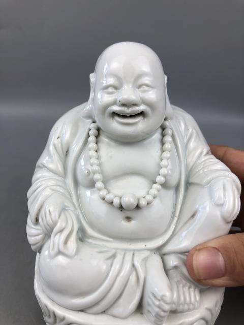 古玩陶瓷德化窯彌勒佛拍賣，當前價格2000元