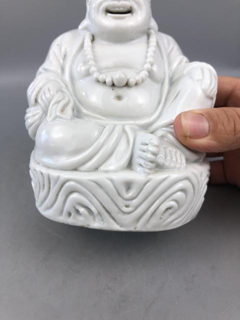 古玩陶瓷德化窯彌勒佛拍賣，當前價格2000元