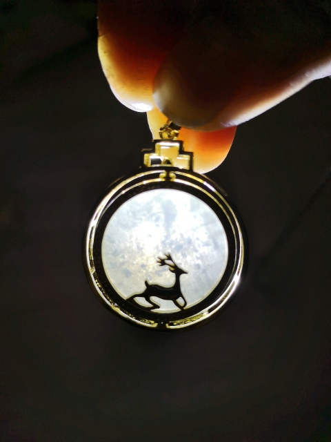 古玩玉器翡翠鹿牌拍賣，當(dāng)前價(jià)格580元