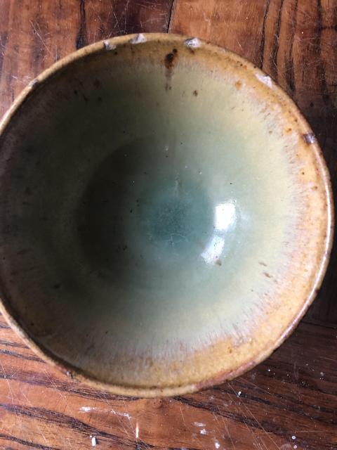 古玩陶瓷清代(己保真)鈞瓷碗拍賣，當前價格5000元