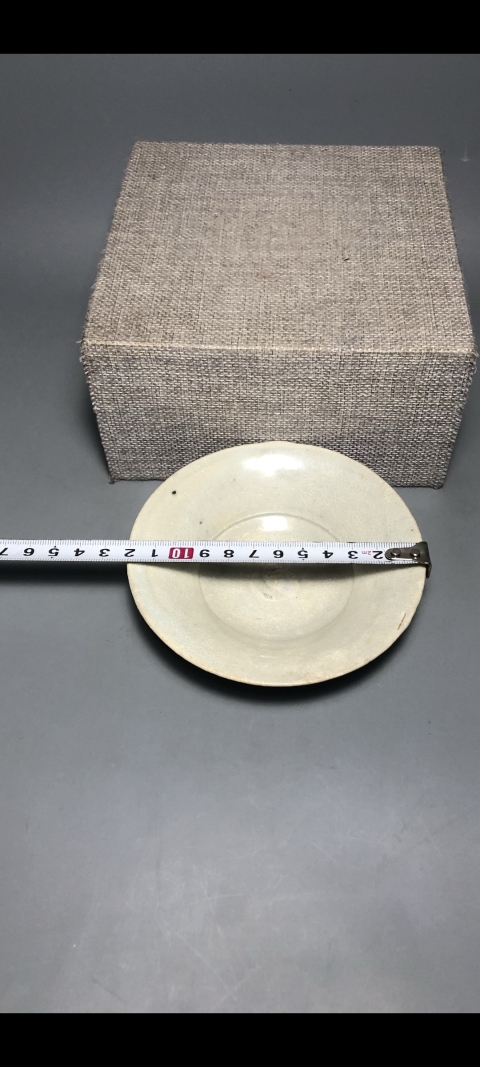 古玩陶瓷【宋代】景德鎮窯青白釉撇口洗拍賣,當前價格1元