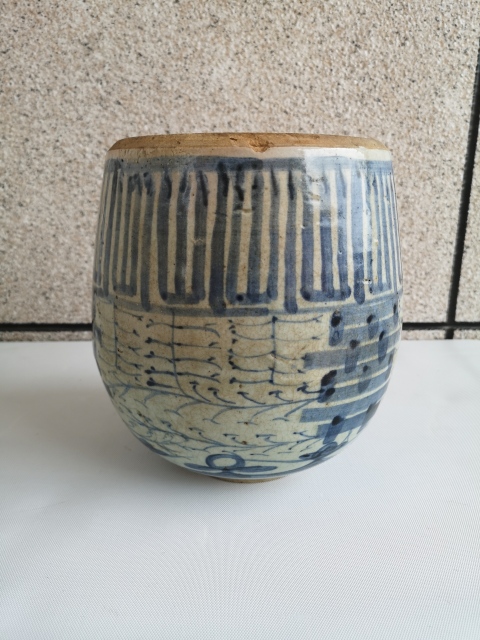 古玩陶瓷青花花卉紋喜字罐拍賣,當前價格680元