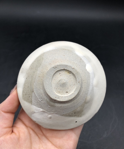 古玩陶瓷磁州窯白釉盞拍賣,當前價格499元