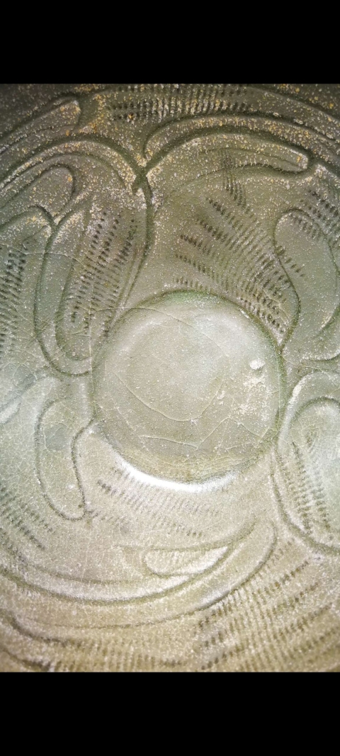 古玩陶瓷【北宋精品】同安窯珠光青瓷刻花碗拍賣，當(dāng)前價(jià)格2500元