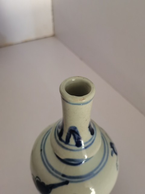 古玩陶瓷鳳紋青花葫蘆瓶拍賣，當前價格7000元