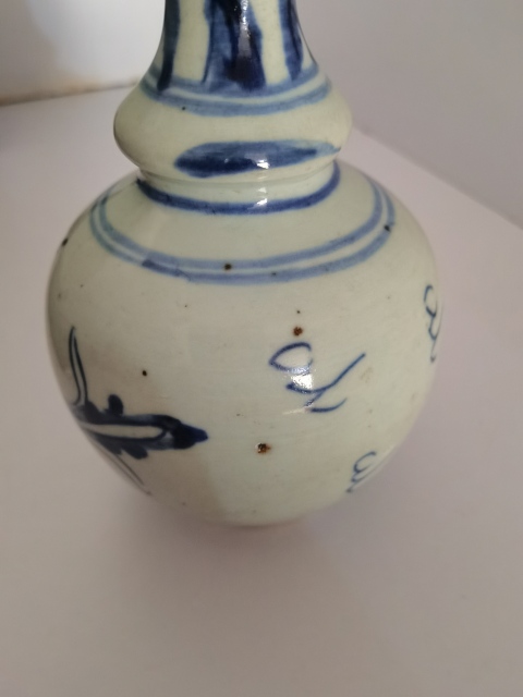 古玩陶瓷鳳紋青花葫蘆瓶拍賣，當前價格7000元