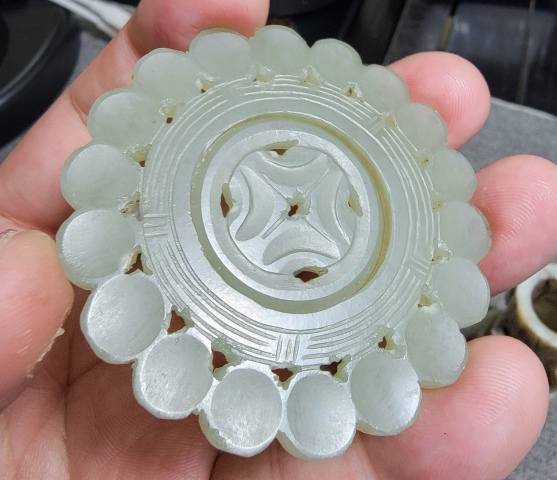 古玩玉器轉心佩拍賣,當前價格5500元