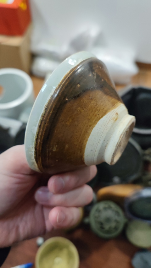 古玩陶瓷宋代白覆倫盞拍賣,當前價格2680元
