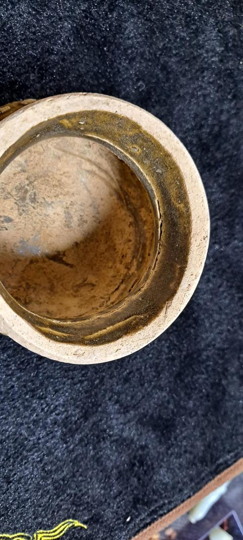古玩陶瓷宋醬釉鼓釘罐拍賣，當前價格1000元