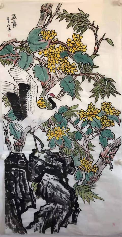 古玩字畫王雪濤弟子著名 畫家王迎春凝露拍賣,當(dāng)前價(jià)格499元