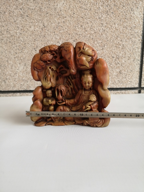 古玩玉器觀音山子拍賣，當(dāng)前價(jià)格750元