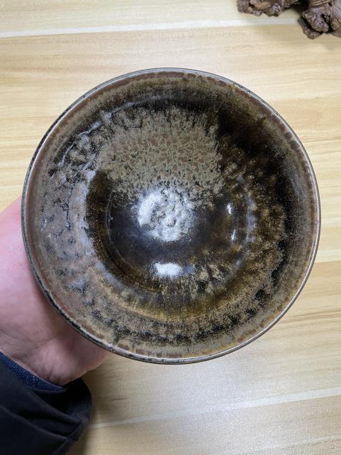 古玩陶瓷晚清民國 日本曜變天目  茶碗拍賣，當(dāng)前價格320元