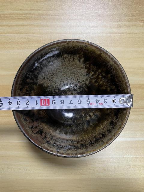 古玩陶瓷晚清民國 日本曜變天目  茶碗拍賣，當(dāng)前價格320元