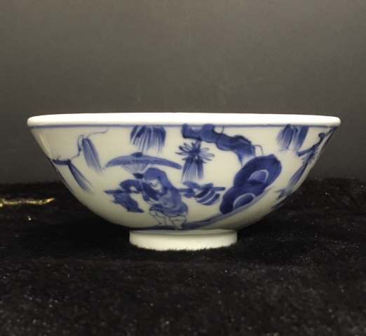 古玩陶瓷青花碗拍賣(mài),當(dāng)前價(jià)格500元