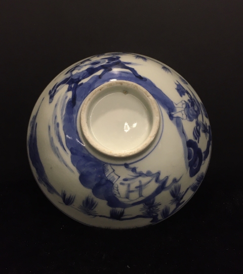 古玩陶瓷青花碗拍賣(mài),當(dāng)前價(jià)格500元