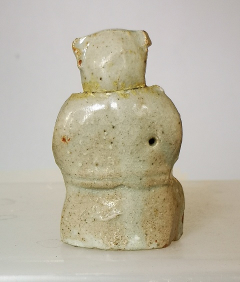 古玩陶瓷元代青白釉童子像拍賣,當前價格1500元