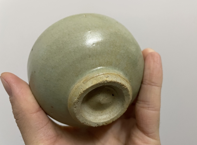 古玩陶瓷龍泉窯青釉茶盅拍賣,當前價格3600元