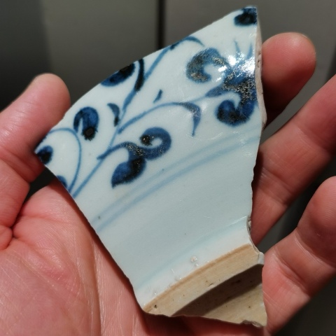 古玩陶瓷元：青花（蘇料）拍賣，當前價格1280元