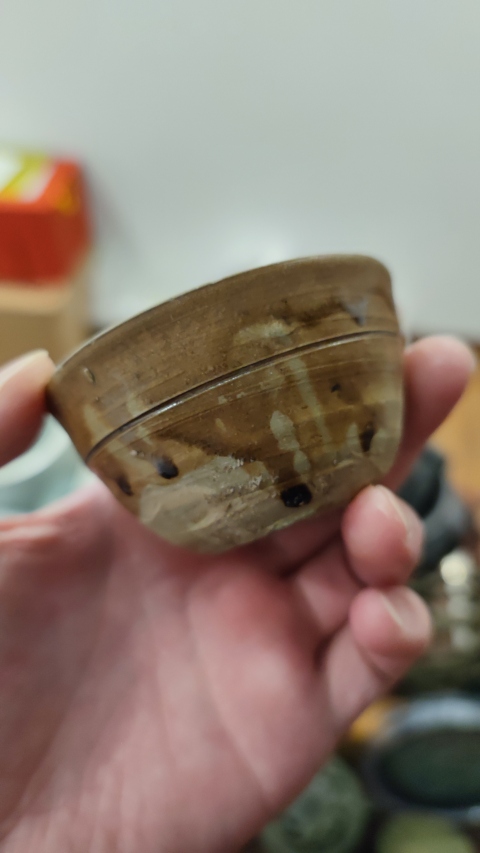 古玩陶瓷【實物保真】明末清初.醬油杯一對拍賣,當前價格299元