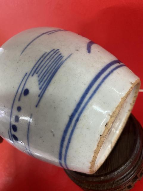 古玩陶瓷山水紋青花太白樽拍賣，當前價格1600元