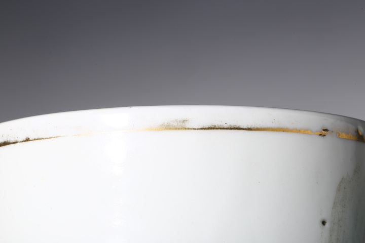 古玩陶瓷民國·馬慶云作淺絳彩人物紋帽筒拍賣，當前價格15000元