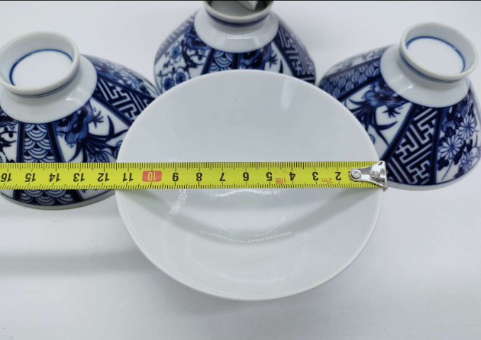 古玩陶瓷花卉紋青花小碗拍賣，當前價格260元