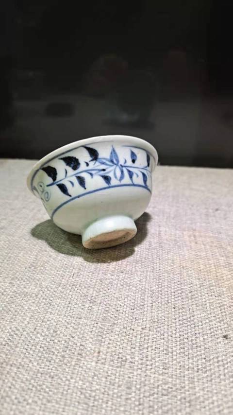 古玩陶瓷元青花壽字盞拍賣，當前價格509000元